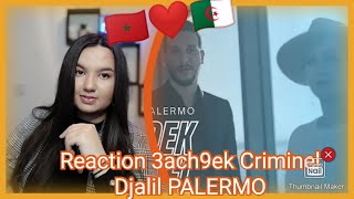 Djalil Palermo  3ach9ek Criminel Official Music Video Reaction [upl. by Awad]