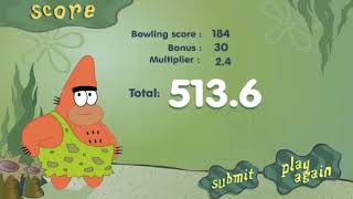 Spongebob Squarepants BC Bowling Gameplay [upl. by Lorin]