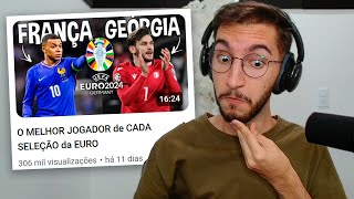 O MELHOR JOGADOR de CADA SELEÇÃO da EURO [upl. by Aihsemak]