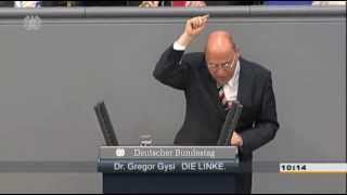 Gregor Gysi quotDas gibt ein böses Erwachenquot EuroKrise [upl. by Silverman]