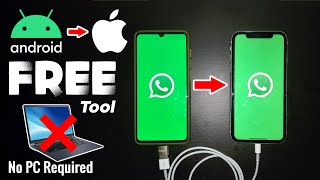 How to Transfer WhatsApp Data from Android to iPhone Free without PC [upl. by Hein5]