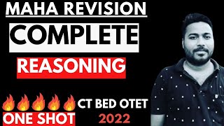 BED CT OTET CHT EXAM 2022 I REASONING FULL COVERAGE IONE SHOT IBY LAXMIDHAR SIR REASONING FULL COVER [upl. by Hardigg]