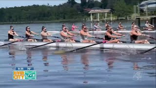 Jacksonville University Womens Rowing Team Headed to England [upl. by Lem]