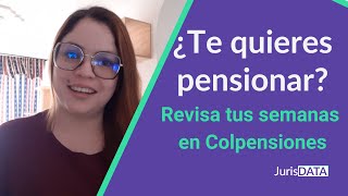 ¿Quieres saber cuántas semanas llevas cotizadas en Colpensiones Sigue este paso a paso [upl. by Ahsiuqel55]