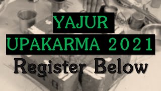 Yajur Upakarma 2021  Register Below  Introduction  Sri K Suresh [upl. by Mather]