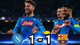 Napoli vs Barcelona 11 ● UCL 2020 ● Extended highlights amp Goals [upl. by Kreg]