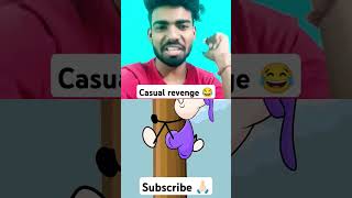 Casual revenge 🤣 4kmeme cartoon animation funny memes comedy animated animationmeme [upl. by Lamp978]