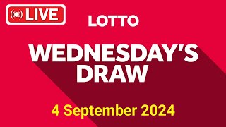 The National Lottery Lotto Draw Live Results from Wednesday 04 September 2024  lotto Results live [upl. by Dympha]