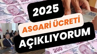 2025 Asgari Ücretin kaç para olacağını açıklıyorumBu videoyu kaydedinasgariucret asgariücret2025 [upl. by Entirb]