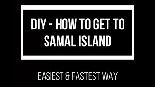 SAMAL ISLAND How to get to Samal Island  DIY Backpacking [upl. by Graniela]