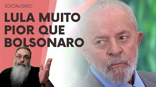 PESQUISA mostra LULA cada VEZ MAIS IMPOPULAR 55 consideram PIOR ou IGUAL a BOLSONARO e é POUCO [upl. by Refinnej]