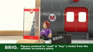 BRIO World  33513 Metro Railway Set [upl. by Neille]