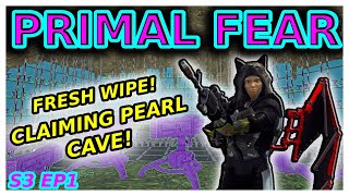 FRESH WIPE CLAIMING PEARL CAVE ARK PVP PRIMAL FEAR S3 EP1 [upl. by Anah574]