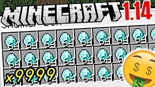 CE GLITCH MINECRAFT 114 DONNE DES DIAMANTS A lINFINI SANS TRICHER [upl. by Santiago73]