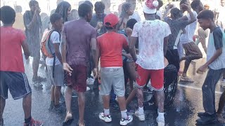 Kollision Band St Kitts Sugar Mas 52 Jouvert 2023 [upl. by Adnohsirk]