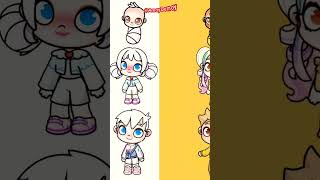 white or yellow guys  short avatarworld tocaboca choose funny [upl. by Ursulette]