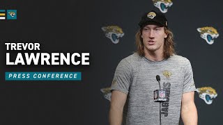 Trevor Lawrence on Jaguars Performance in 1632 Win vs Patriots  Jacksonville Jaguars [upl. by Moriarty]