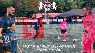 Sunday League Settings  Kingston Alliance vs Claverdon FC  Senior Cup Final [upl. by Aleirbag]