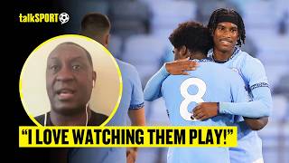 quotBOTH DOING FANTASTICquot 🤩 Emile Heskey REACTS To His Sons RIPPING IT UP In The Man City Academy 🔥 [upl. by Satsoc]