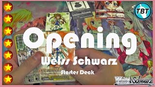 TBT Weiss Schwarz Starter Deck Opening [upl. by Eelorac]