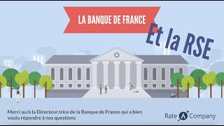 La RSE et la BANQUE DE FRANCE  La RSE comme levier pour obtenir des financements [upl. by Holman599]