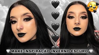 MAKE INSPIRAÇÃO INVERNO ESCURO  Luane Pedroso [upl. by Nywde888]