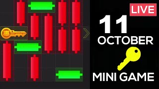 Hamster Kombat minigame 11 October  Hamster Mini Game Today  minigame October 11 minigame [upl. by Adnic]