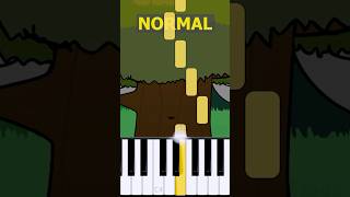 Mr Tree Theme Incredibox Sprunki Retake  Normal Vs Horror on piano [upl. by Aihpos]