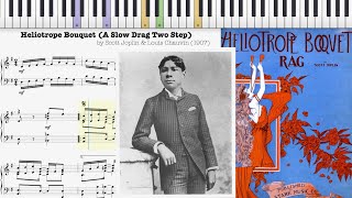 Heliotrope Bouquet by Scott Joplin amp Louis Chauvin 1907 Ragtime piano [upl. by Schellens139]