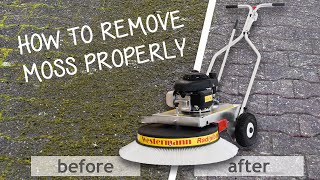 How to use the Westermann Honda Moss Brush WR870 [upl. by Dnomde926]