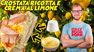 Crostata ricotta e crema al limone  La crostata più buona al mondo [upl. by Kcirddet572]