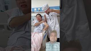 What can the doctor do When he met such a patient funny video funnycomment funniestvideo [upl. by Ifill]