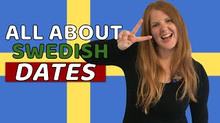 Months of the year days and dates in Swedish  Swedish basics  Learn Swedish in a Fun Way [upl. by Eimilb]