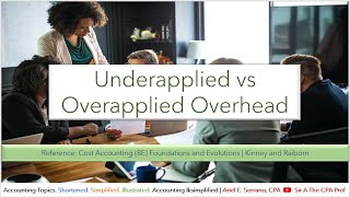 Underapplied vs Overapplied Overhead  Kinney amp Raiborn [upl. by Iaria732]