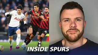 SPURS VS MAN CITY PREVIEW MORE INJURIES SOLOMON SALE TANGANGA DEAL AGREED SPURS TRANSFER NEWS [upl. by Biddle287]