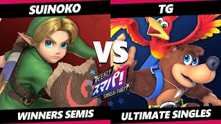 Sumapa 145 TOP 8  Suinoko Young Link Vs TG Banjo Kazooie Smash Ultimate  SSBU [upl. by Idna]