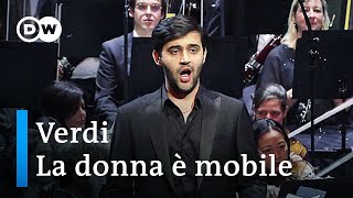 Verdi La donna è mobile from the opera Rigoletto  Bekhzod Davronov tenor [upl. by Anyela]