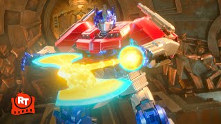 Transformers One 2024  Optimus Prime vs Megatron Scene  Movieclips [upl. by Airebma]