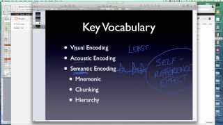 AP Psychology  Memory  Part 2  Types of Processing [upl. by Anatol]