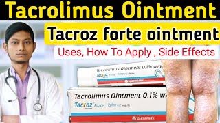 Tacroz forte 01 ointment  Review  tacrolimus ointment 01 ww review  tacroz forte [upl. by Brice]