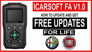 How To Update iCarsoft FA V10 for FREE amp Get FREE LIFETIME UPDATES [upl. by Nylzzaj]