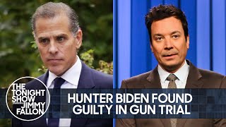 Hunter Biden Found Guilty in Gun Trial Rudy Giuliani Turns Himself In  The Tonight Show [upl. by Atinor]