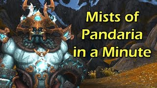 Mists of Pandaria in a Minute by Wowcrendor WoW Machinima  WoWcrendor [upl. by Ellerahc]