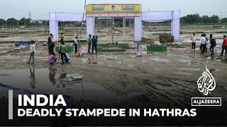 What caused the deadly stampede in Hathras India [upl. by Adorne844]