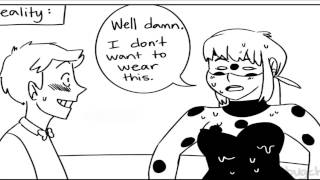 【Miraculous Ladybug Comic Dub】Fake Dating AU Part 1313 [upl. by Eward]