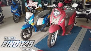 Yamaha New Fino Grande 125 Merah Doff  skutik bergaya klasik [upl. by Merat]