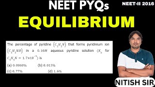 The percentage of pyridine C5H5N that forms pyridinium ion C5H5NH in a 010M aqueous pyridine [upl. by Einavoj32]