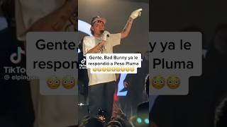 respuesta de bad bunny x tiradera de peso pluma pesopluma badbunny ct mexico corridostumbados [upl. by Aeslahc]