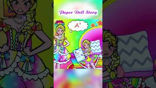 Rich vs Broke and Bad Mom at Home  DIY Paper Dolls shorts diypaperdolls [upl. by Anaul]