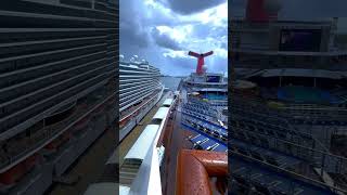 Cruise ship MSC ampCCL Bahamas cruise port trendingshorts cruise shiptelugushorts [upl. by Dittman424]